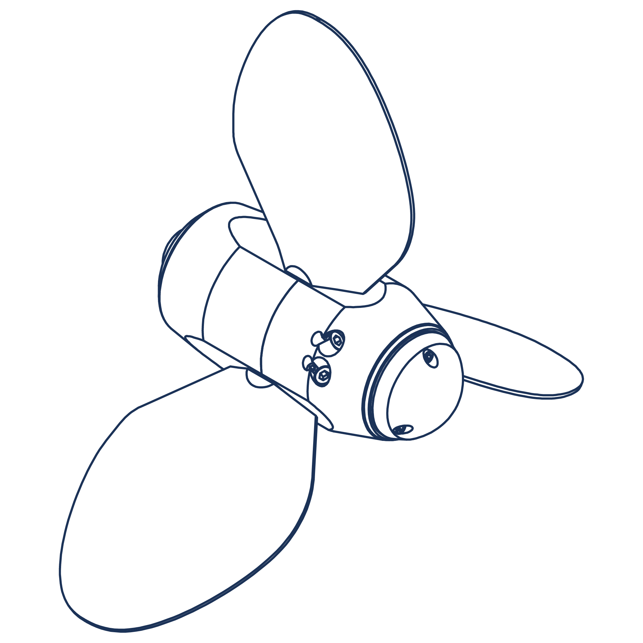 Max Prop Boomerang® propeller illustration
